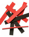 2-Tone Foam Strips - Black / Red