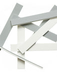 2-Tone Foam Strips - Grey / White