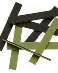 2-Tone Foam Strips - Olive / Black