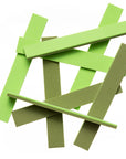 2-Tone Foam Strips - Olive / Chartreuse