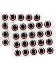 Oval Pupil 3-D Eyes
