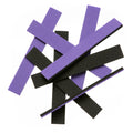 2-Tone Foam Strips - Black / Purple
