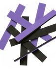 2-Tone Foam Strips - Black / Purple