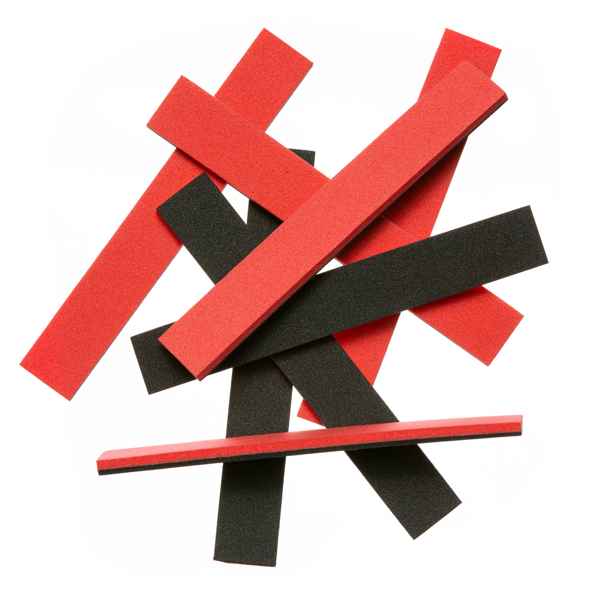 2-Tone Foam Strips - Black / Red