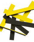 2-Tone Foam Strips - Black / Yellow