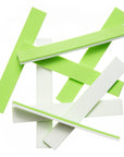 2-Tone Foam Strips - Chartreuse / White