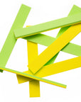 2-Tone Foam Strips - Chartreuse / Yellow