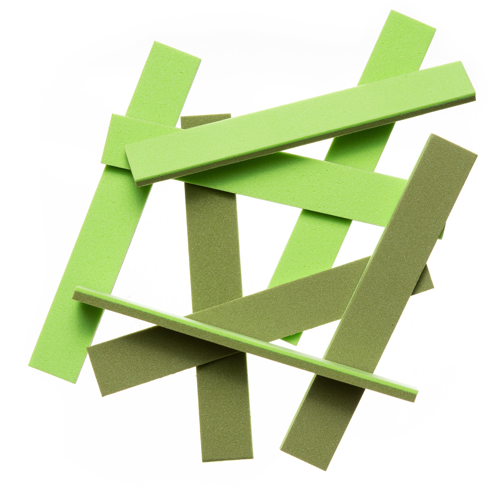 2-Tone Foam Strips - Olive / Chartreuse