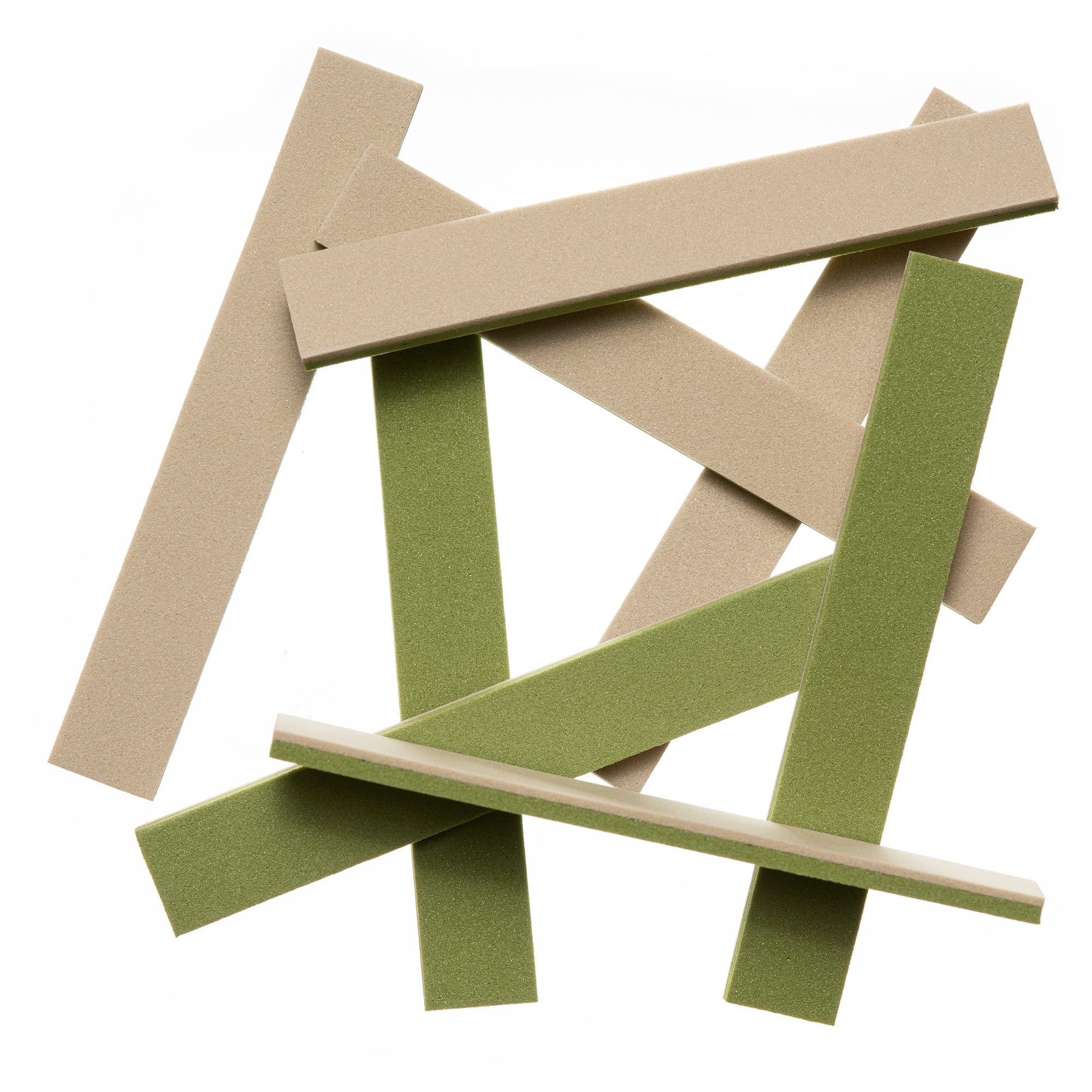 2-Tone Foam Strips - Olive / Tan