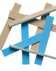 2-Tone Foam Strips - Tan / Blue