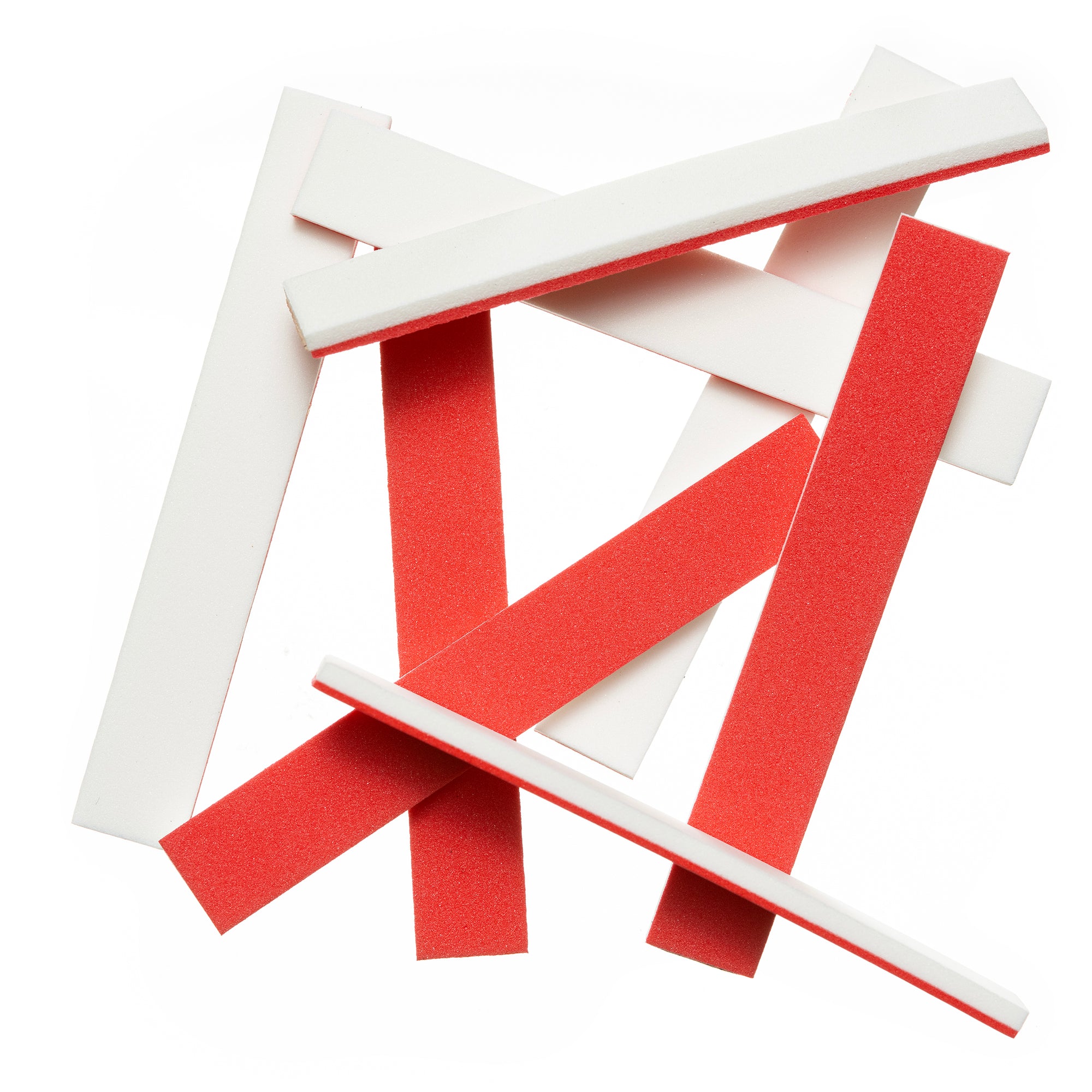 2-Tone Foam Strips - White / Red