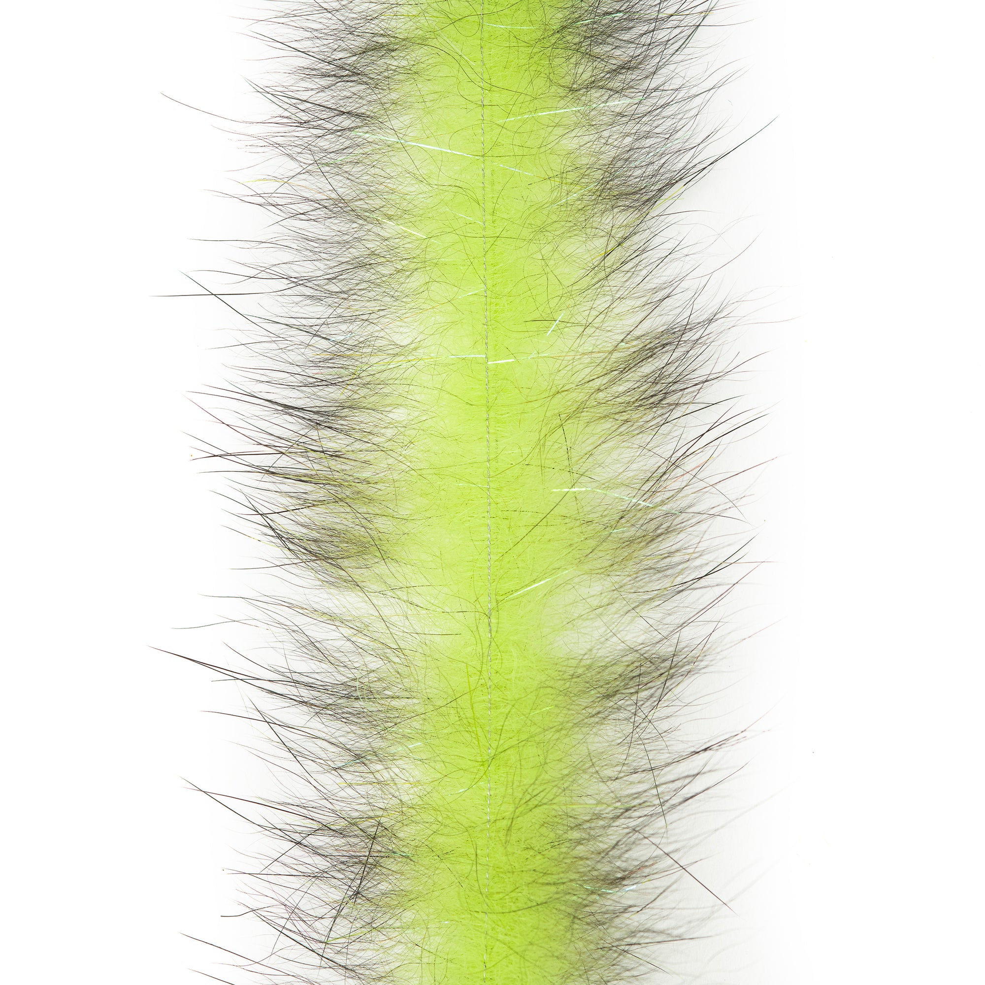 EP® Bunny Brush - Shaded Tip - Fl Green Chartreuse / Black