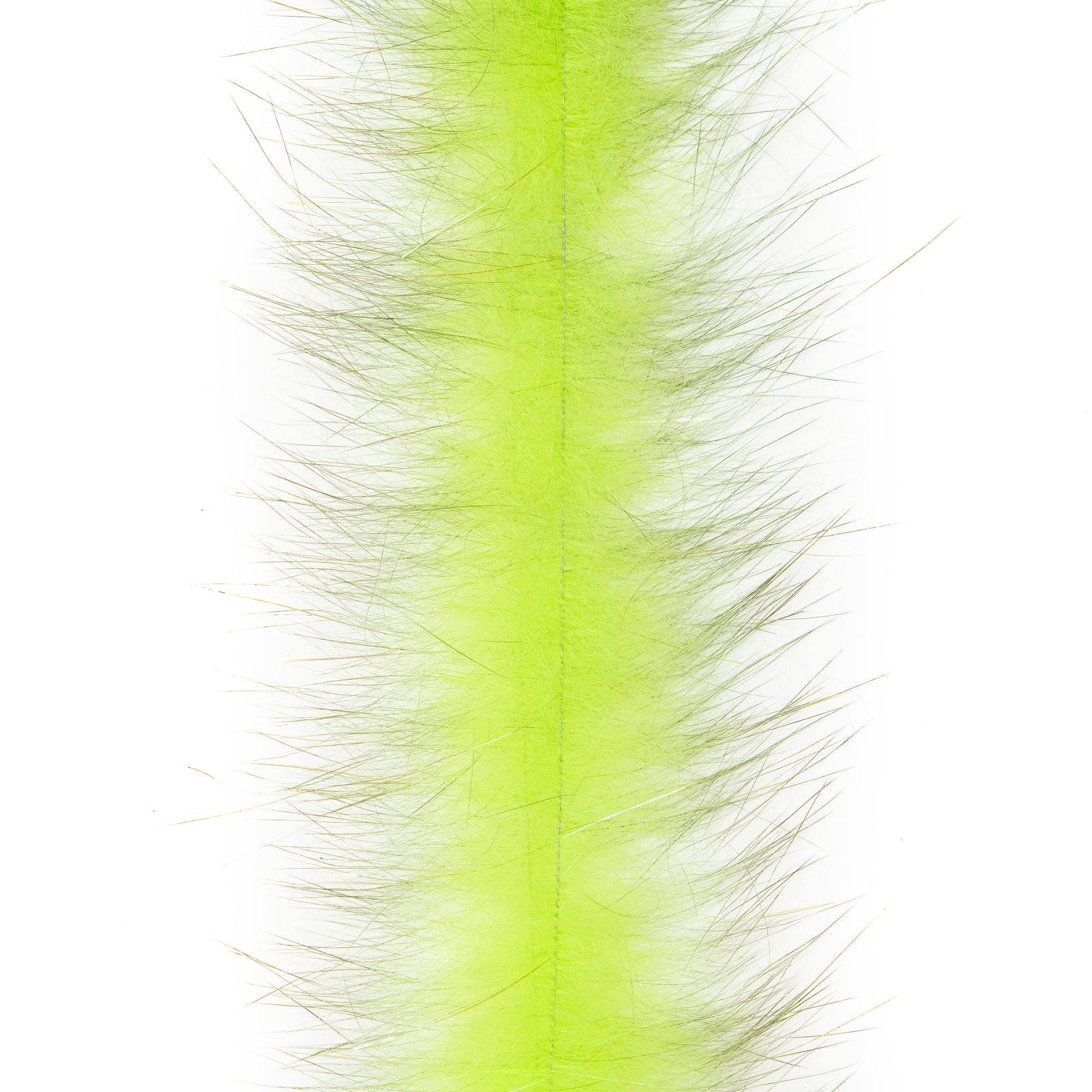 EP® Bunny Brush - Shaded Tip - Fl Green Chartreuse / Green Olive