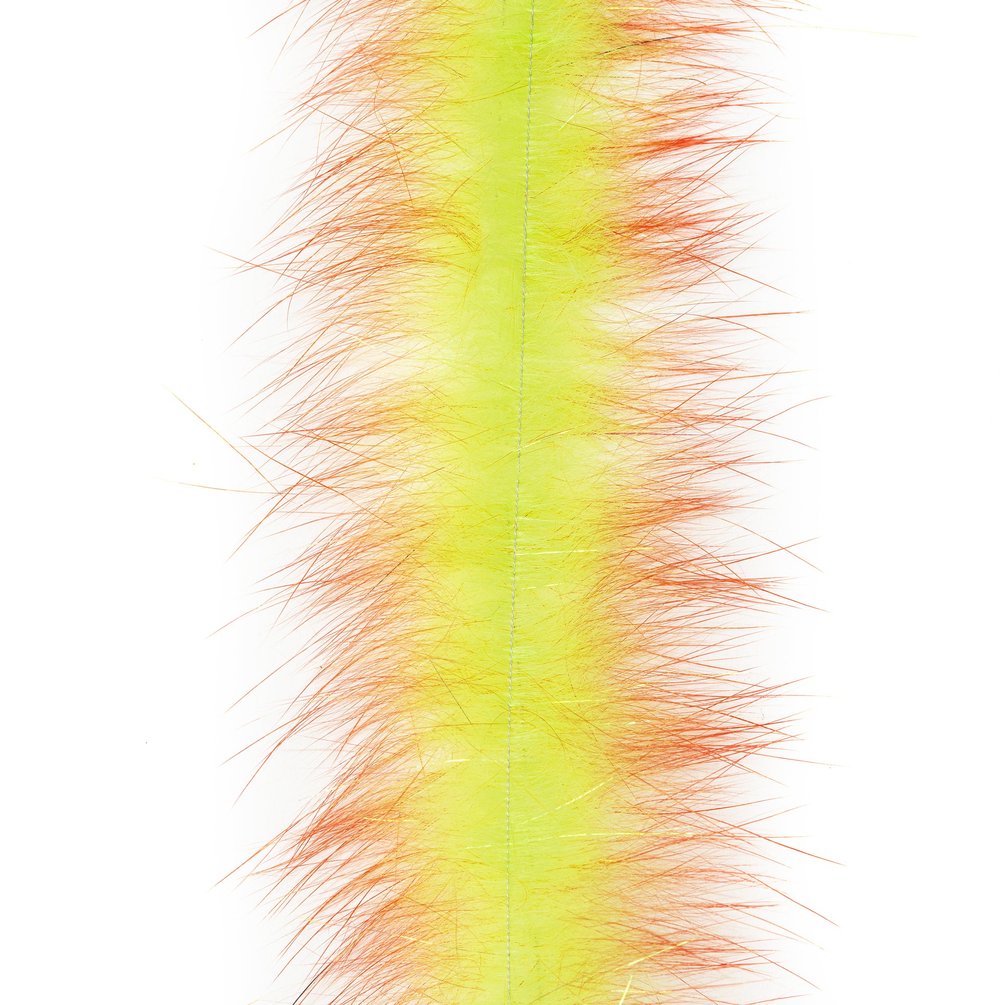 EP® Bunny Brush - Shaded Tip - Fl Green Chartreuse / Hot Orange