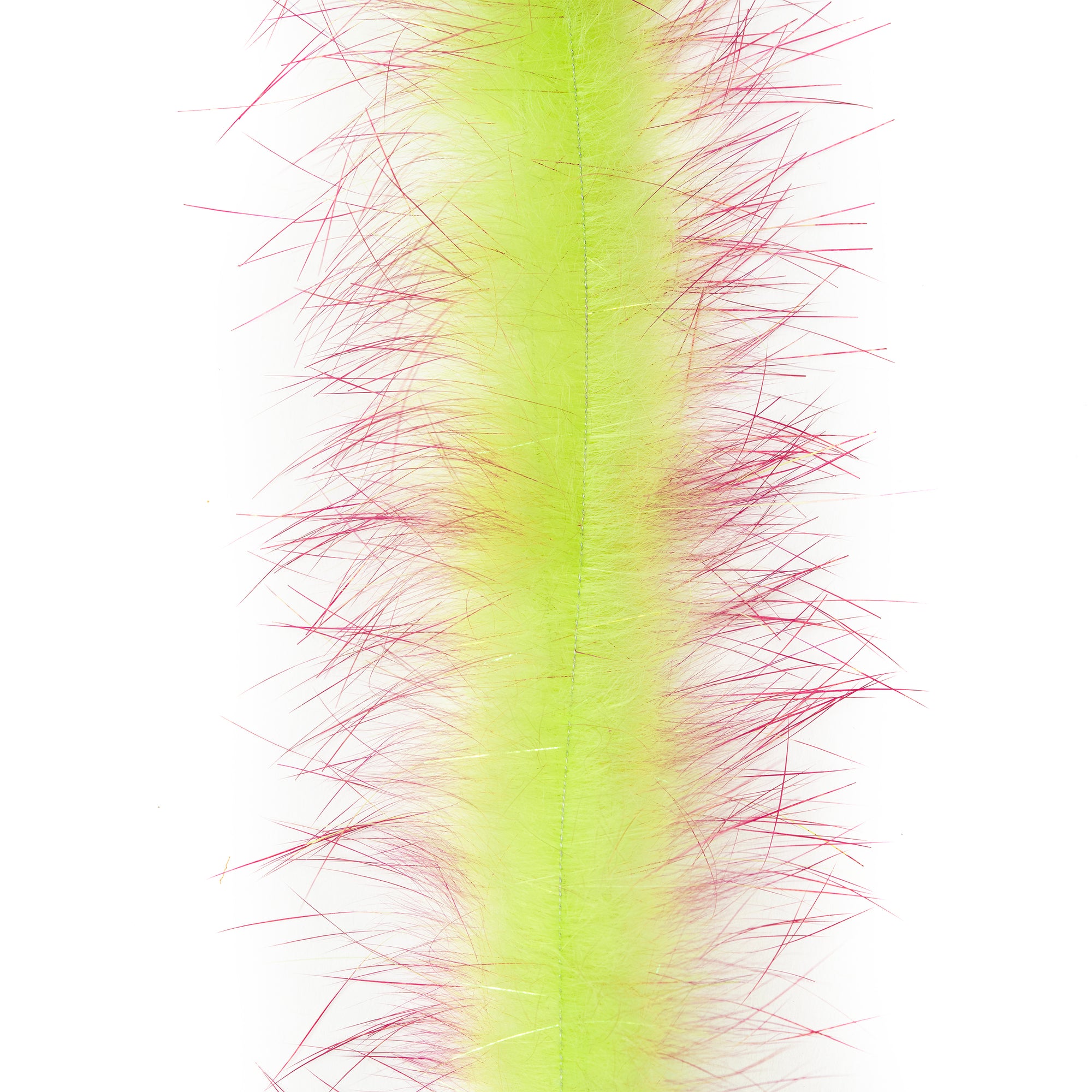 EP® Bunny Brush - Shaded Tip - Fl Green Chartreuse / Hot Pink