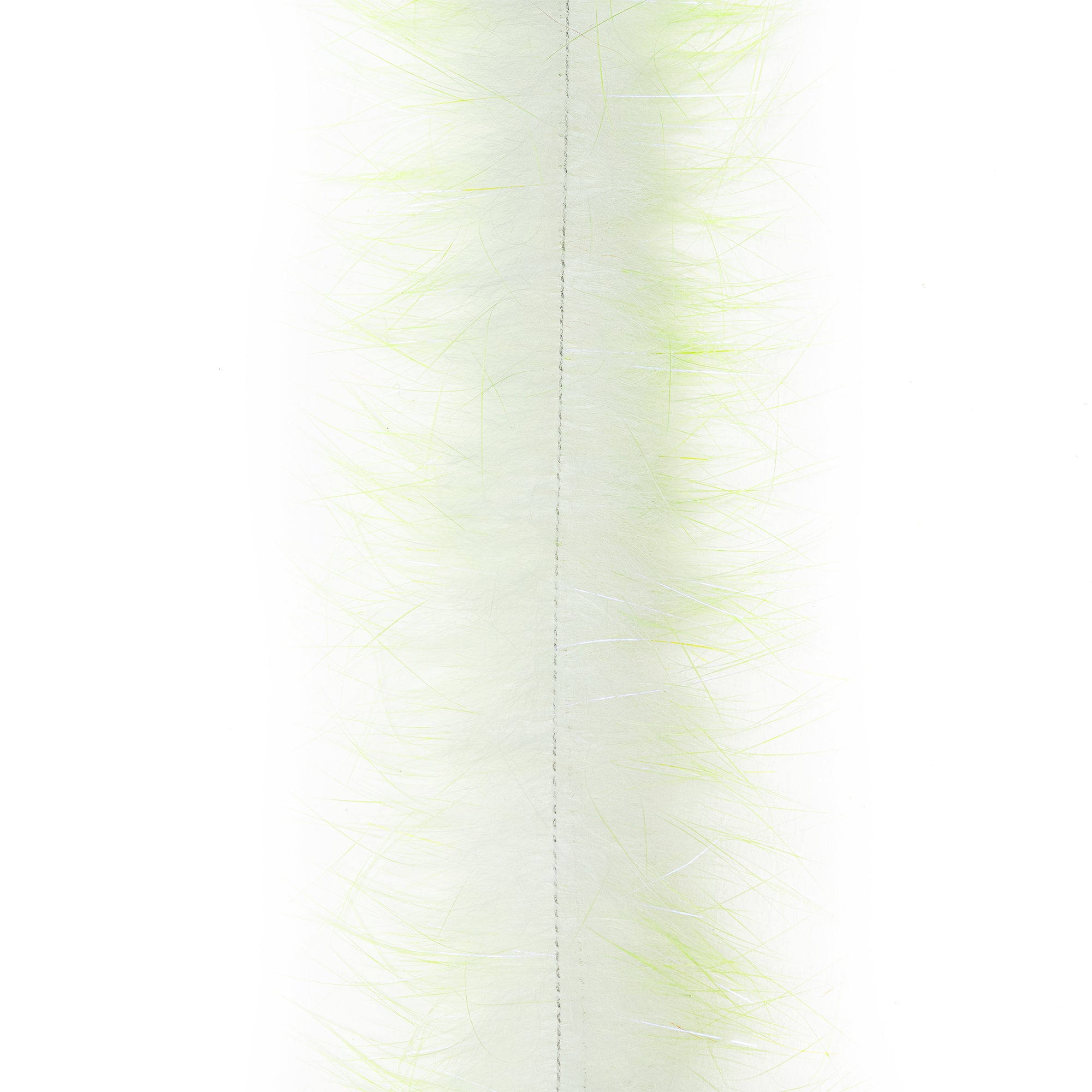 EP® Bunny Brush - Shaded Tip - White / Fl Green Chartreuse