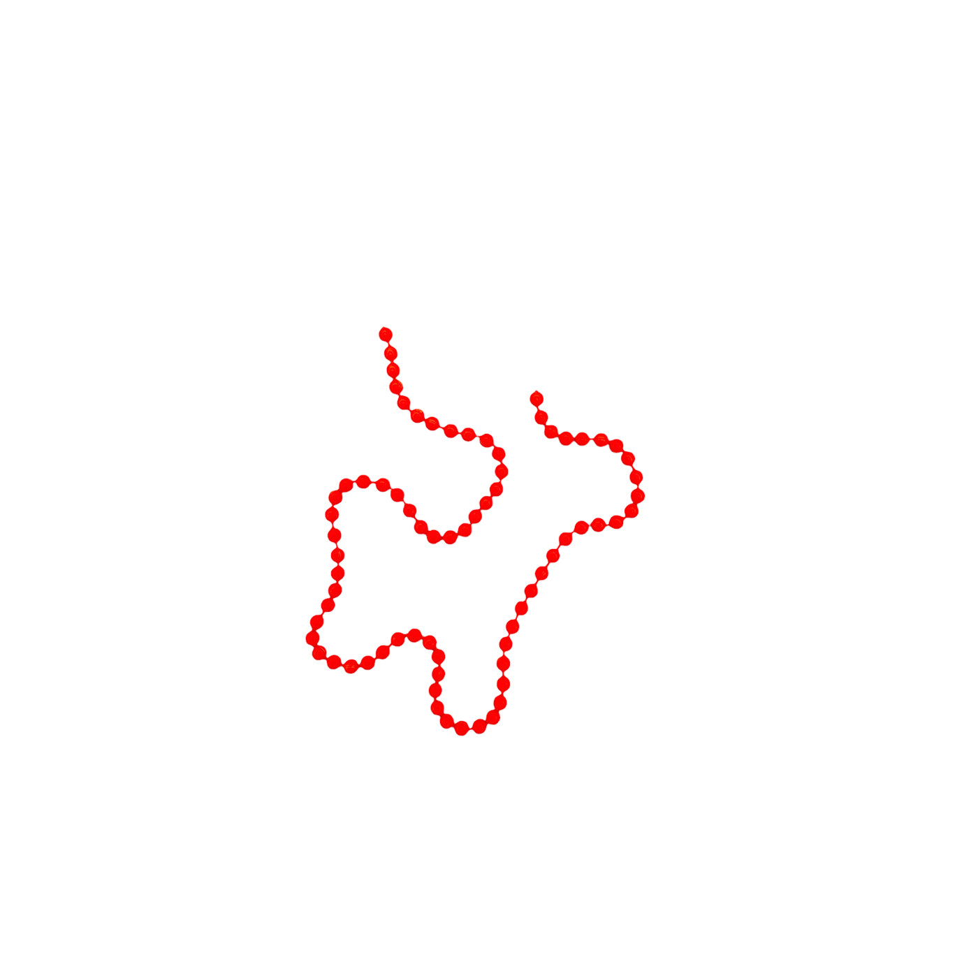 Flourescent Bead Chain