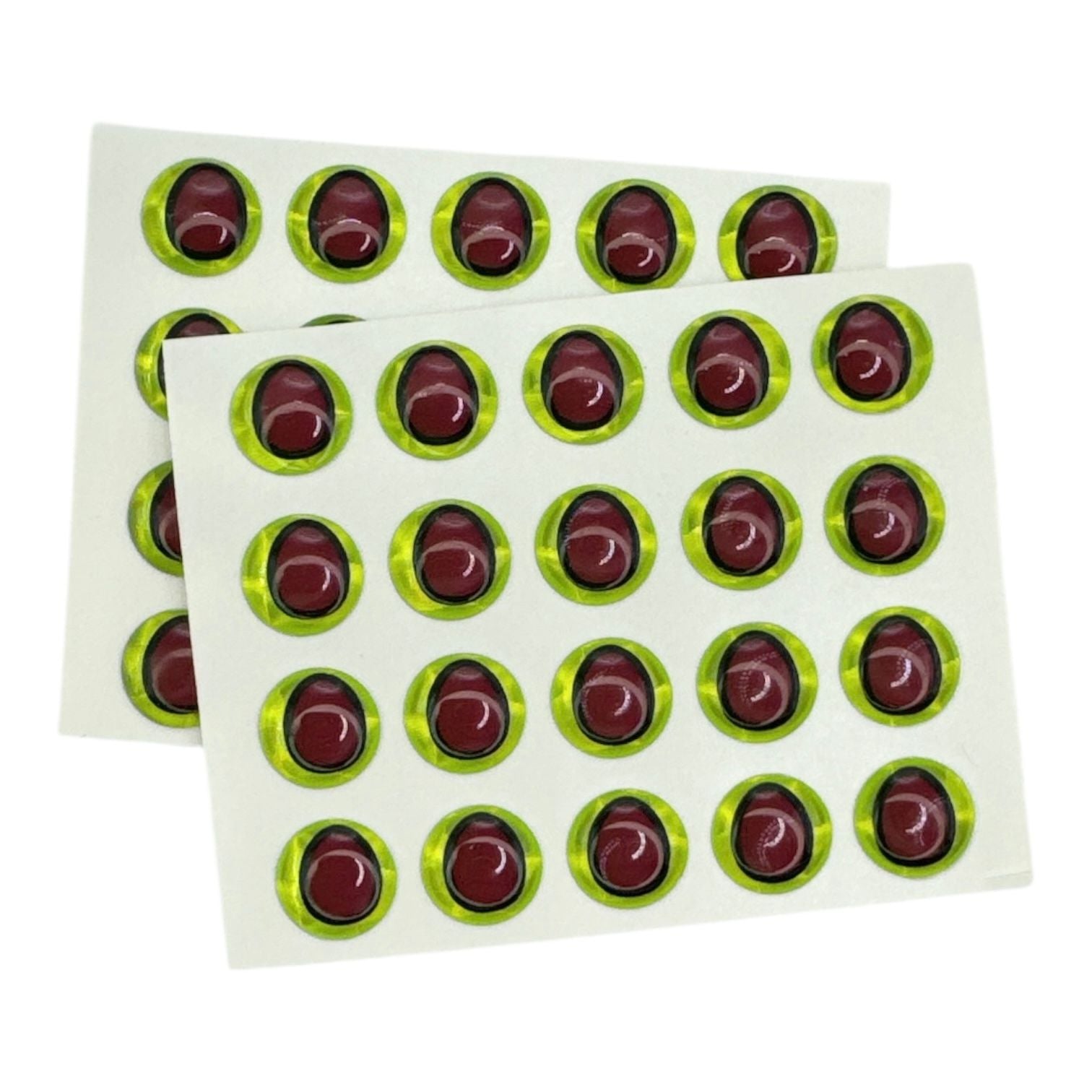 Oval Pupil 3-D Eyes