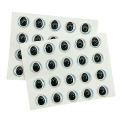 Oval Pupil 3-D Eyes