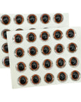 Oval Pupil 3-D Eyes